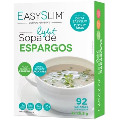 Easyslim Saquetas Sopa Light Espinafres 26,5x3 Easyslim Saquetas Sopa Light Espinafres 26,5x3