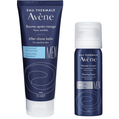 Kit de Barbear para Pele Sensível - After-Shave & Espuma Kit de Barbear para Pele Sensível - After-Shave & Espuma