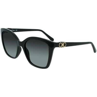 Óculos de sol SALVATORE FERRAGAMO SF1026S Preto Tamanho: 54X19 Preto Óculos de sol SALVATORE FERRAGAMO SF1026S Preto Tamanho: 54X19 Preto