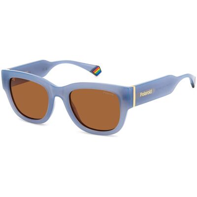 Óculos de sol Polaroid PLD 6213/S/X Azul Tamanho: 51X21 Azul Óculos de sol Polaroid PLD 6213/S/X Azul Tamanho: 51X21 Azul