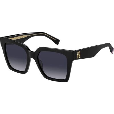 Óculos de sol Tommy Hilfiger TH 2100/S Preto Tamanho: 53X19 Preto Óculos de sol Tommy Hilfiger TH 2100/S Preto Tamanho: 53X19 Preto