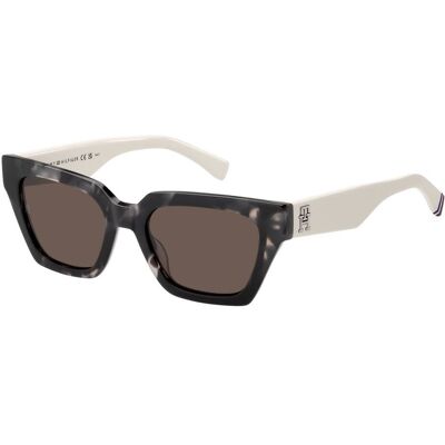 Óculos de sol Tommy Hilfiger TH 2101/S Castanho Tamanho: 52X19 Castanho Óculos de sol Tommy Hilfiger TH 2101/S Castanho Tamanho: 52X19 Castanho