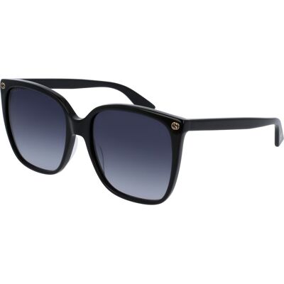 Óculos de sol Gucci GG0022S Preto Tamanho: 57X18 Preto Óculos de sol Gucci GG0022S Preto Tamanho: 57X18 Preto