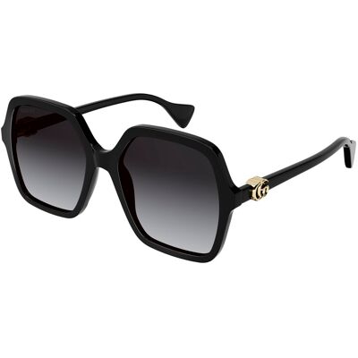 Óculos de sol Gucci GG1072S Preto Tamanho: 56X19 Preto Óculos de sol Gucci GG1072S Preto Tamanho: 56X19 Preto