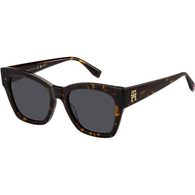 Óculos de sol Tommy Hilfiger TH 2156/S Castanho Tamanho: 52X20 Castanho Óculos de sol Tommy Hilfiger TH 2156/S Castanho Tamanho: 52X20 Castanho