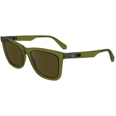 Óculos de sol Calvin Klein CKJ24601S Verde Tamanho: 54X17 Verde Óculos de sol Calvin Klein CKJ24601S Verde Tamanho: 54X17 Verde