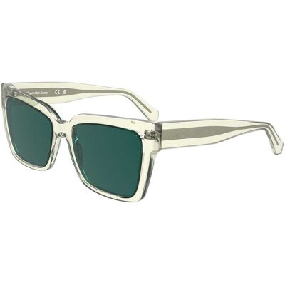 Óculos de sol Calvin Klein CKJ24606S Verde Tamanho: 54X18 Verde Óculos de sol Calvin Klein CKJ24606S Verde Tamanho: 54X18 Verde