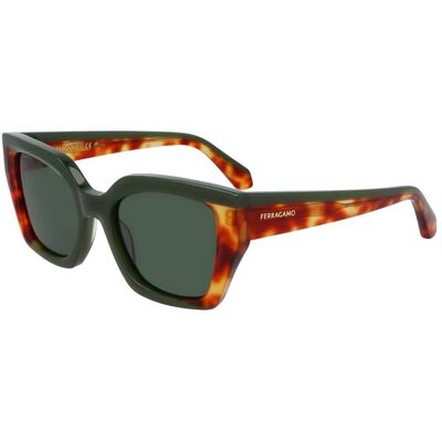 Óculos de sol SALVATORE FERRAGAMO SF2035S Azul Tamanho: 52X19 Azul Óculos de sol SALVATORE FERRAGAMO SF2035S Azul Tamanho: 52X19 Azul