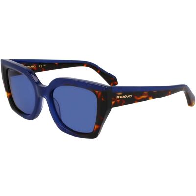 Óculos de sol SALVATORE FERRAGAMO SF2035S Azul Tamanho: 52X19 Azul Óculos de sol SALVATORE FERRAGAMO SF2035S Azul Tamanho: 52X19 Azul