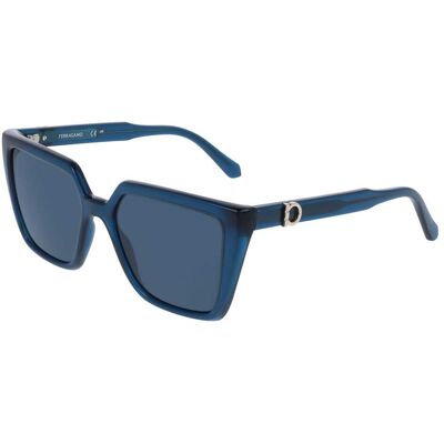 Óculos de sol SALVATORE FERRAGAMO SF2058SE Azul Tamanho: 54X17 Azul Óculos de sol SALVATORE FERRAGAMO SF2058SE Azul Tamanho: 54X17 Azul