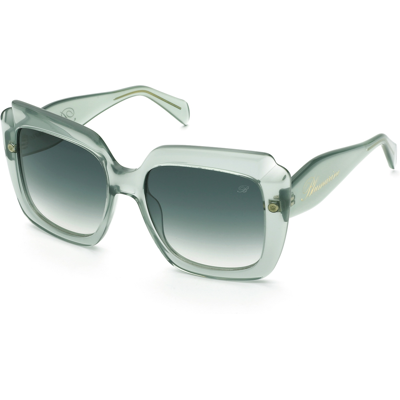 Óculos de sol Blumarine SBM889 Verde Tamanho: 55X18 Verde Óculos de sol Blumarine SBM889 Verde Tamanho: 55X18 Verde