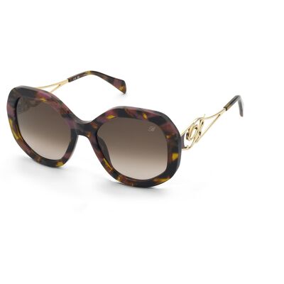 Óculos de sol Blumarine SBM892 Castanho Tamanho: 55X19 Castanho Óculos de sol Blumarine SBM892 Castanho Tamanho: 55X19 Castanho