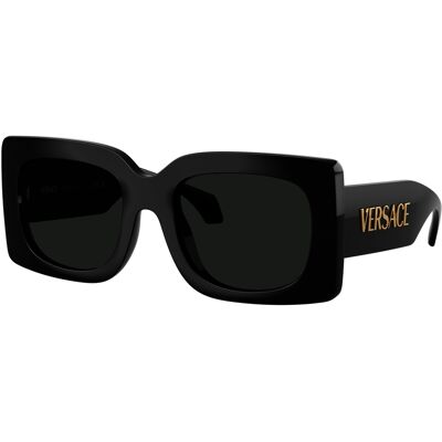 Óculos de sol Versace 0VE4496U Preto Tamanho: 54X21 Preto Óculos de sol Versace 0VE4496U Preto Tamanho: 54X21 Preto