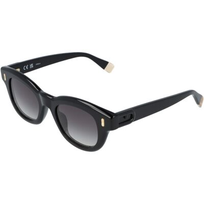 Óculos de sol Furla SFU986 Preto Tamanho: 48X20 Preto Óculos de sol Furla SFU986 Preto Tamanho: 48X20 Preto