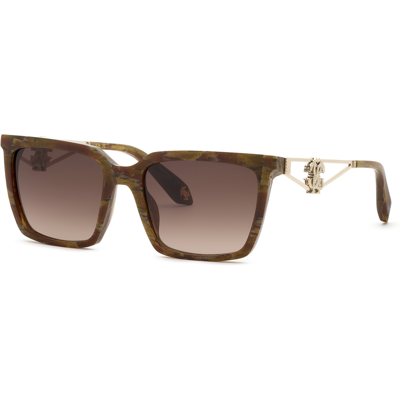 Óculos de sol Roberto Cavalli SRC157M Castanho Tamanho: 54X18 Castanho Óculos de sol Roberto Cavalli SRC157M Castanho Tamanho: 54X18 Castanho