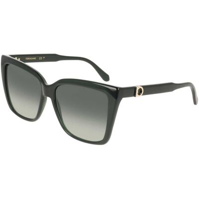 Óculos de sol SALVATORE FERRAGAMO SF2085SE Verde Tamanho: 57X16 Verde Óculos de sol SALVATORE FERRAGAMO SF2085SE Verde Tamanho: 57X16 Verde