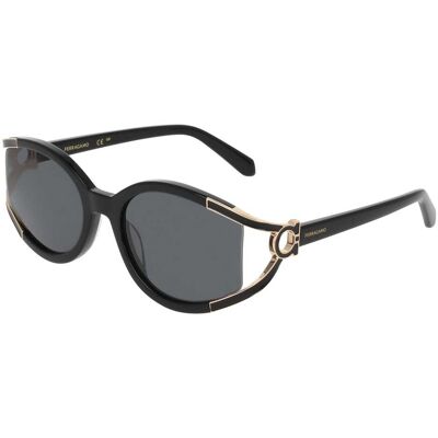 Óculos de sol SALVATORE FERRAGAMO SF2111S Preto Tamanho: 56X20 Preto Óculos de sol SALVATORE FERRAGAMO SF2111S Preto Tamanho: 56X20 Preto