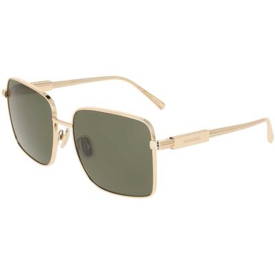 Óculos de sol SALVATORE FERRAGAMO SF330S Dourados Tamanho: 57X17 Dourados Óculos de sol SALVATORE FERRAGAMO SF330S Dourados Tamanho: 57X17 Dourados