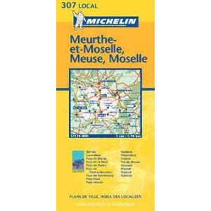 Michelin Mapa Meurthe Et Moselle, Meuse, Moselle 2002 Michelin Mapa Meurthe Et Moselle, Meuse, Moselle 2002