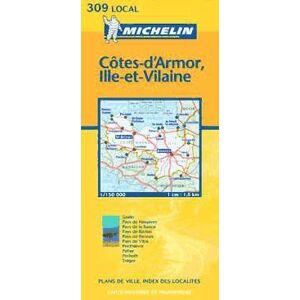Michelin Mapa Cotes-d Amour, Ille Et Vilaine 2002 Michelin Mapa Cotes-d Amour, Ille Et Vilaine 2002