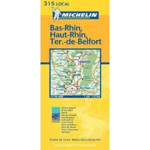 Michelin Mapa Bas-rhin, Haut-rhin, Ter. De Belfort 2002 Michelin Mapa Bas-rhin, Haut-rhin, Ter. De Belfort 2002