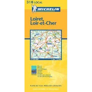 Michelin Mapa Loiret, Loir Et Cher 2002 Michelin Mapa Loiret, Loir Et Cher 2002