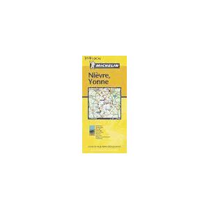 Michelin Mapa Nievre, Yonne 2002 Michelin Mapa Nievre, Yonne 2002