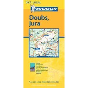 Michelin Mapa Doubs, Jura 2002 Michelin Mapa Doubs, Jura 2002