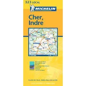 Michelin Mapa Cher, Indre 2002 Michelin Mapa Cher, Indre 2002