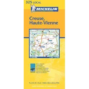 Michelin Mapa Creuse, Haute Vienne Michelin Mapa Creuse, Haute Vienne