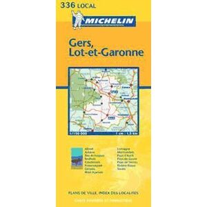 Michelin Mapa Gers, Lot Et Garonne 2002 Michelin Mapa Gers, Lot Et Garonne 2002
