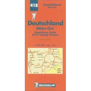 Michelin Mapa Deutschland. Mitte-ost 2003 Michelin Mapa Deutschland. Mitte-ost 2003