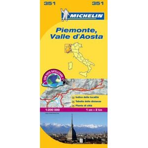 Michelin Mapa Local Piemonte, Valle Daosta Michelin Mapa Local Piemonte, Valle Daosta