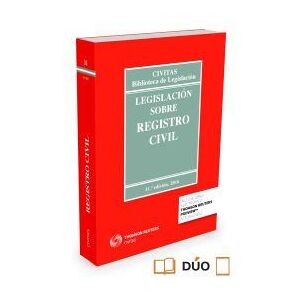 Editorial Civitas Legislación Sobre Registro Civil Editorial Civitas Legislación Sobre Registro Civil