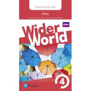 Pearson Educación Wider World 4 Ebook Students' Access Card Pearson Educación Wider World 4 Ebook Students' Access Card