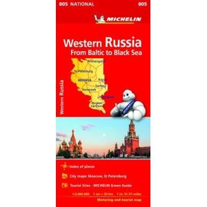 MICHELIN Mapa National Rusia 2018 MICHELIN Mapa National Rusia 2018