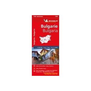 MICHELIN EDITIONS Mapa National Bulgarie / Bulgaria MICHELIN EDITIONS Mapa National Bulgarie / Bulgaria