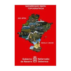 Gobierno de Navarra. Fondo de Publicaciones Nafarroako Mapa Topografikoa, E 1:400.000 Gobierno de Navarra. Fondo de Publicaciones Nafarroako Mapa Topografikoa, E 1:400.000