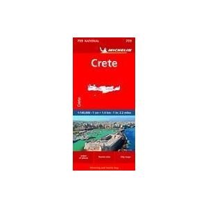 MICHELIN EDITIONS Mapa National Creta MICHELIN EDITIONS Mapa National Creta