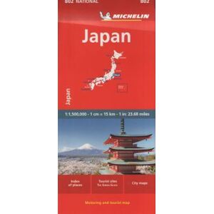Michelin Travel Pubns Mapa National Japan 11802 Michelin Travel Pubns Mapa National Japan 11802