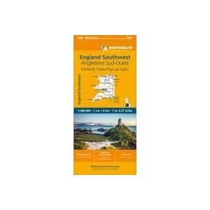 Michelin Travel Pubns Mapa Regional England Southwest, Midlands, Wales 11503 Michelin Travel Pubns Mapa Regional England Southwest, Midlands, Wales 11503