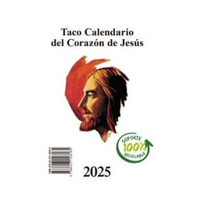 Mensajero, S.A. Taco Calendario Sagrado Corazón 2025 Pared Mensajero, S.A. Taco Calendario Sagrado Corazón 2025 Pared