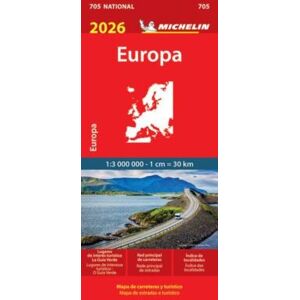 MICHELIN EDITIONS Mapa National Europa 11705 MICHELIN EDITIONS Mapa National Europa 11705