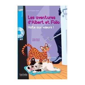 Hachette Fle Les Aventures Albert Et Folio: Halte Aux Voleurs ! Con Cd Audio Mp3 Hachette Fle Les Aventures Albert Et Folio: Halte Aux Voleurs ! Con Cd Audio Mp3