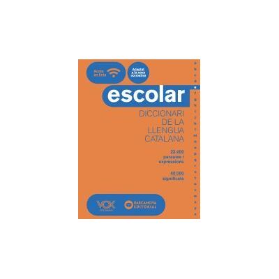 Diccionari Escolar De La Llengua Catalana Vox-barcanova Diccionari Escolar De La Llengua Catalana Vox-barcanova