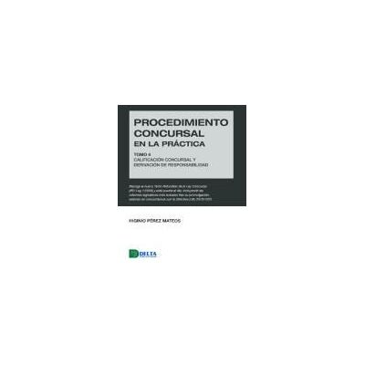Delta Procedimiento Concursal En La Practica Tomo Iv Calificacion Concursal Y Derivacion De Responsabilidad Delta Procedimiento Concursal En La Practica Tomo Iv Calificacion Concursal Y Derivacion De Responsabilidad