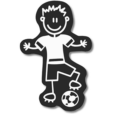 BigBuy Adesivo para Carro - Família Homem Futebol BigBuy Adesivo para Carro - Família Homem Futebol