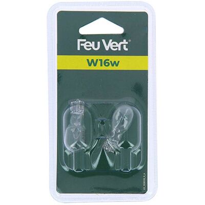 Lâmpada W16W Feu Vert 12v 2 peças Lâmpada W16W Feu Vert 12v 2 peças