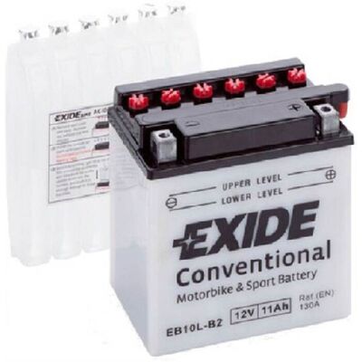 Varta Exide - Bateria de moto EB10L-B2 11AH 12V - Bateria Varta Exide - Bateria de moto EB10L-B2 11AH 12V - Bateria