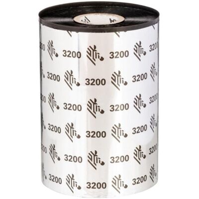 Fita térmica Zebra 3200 Wax/Resin 74 m x 11 cm Preta Fita térmica Zebra 3200 Wax/Resin 74 m x 11 cm Preta